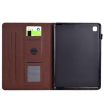 Samsung Galaxy Tab A7 10.4 2020 Brown Leather Case Fiber Texture - 4