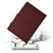 Samsung Galaxy Tab A7 10.4 2020 Brown Leather Case Fiber Texture - 6