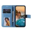 Redmi Turbo 4 Pro/Poco F7 Seven-Petal Flowers Embossed Leather Case Blue - 3