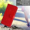 Redmi Turbo 4 Pro/Poco F7 Sunflower Embossed Leather Case (Red) - 7