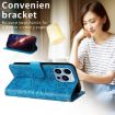 Redmi Turbo 4 Pro/Poco F7 Sunflower Embossed Leather Case - Blue - 4