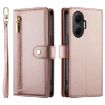 Redmi Turbo 4 Pro/Poco F7 Pink Leather Wallet Case with 9 Card Slots - 2