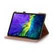 Retro Book Style Leather Tablet Case for iPad Pro 13 2024 - Brown - 5