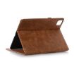 Retro Book Style Leather Tablet Case for iPad Pro 13 2024 - Brown - 6