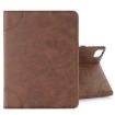 Retro Book Style Leather Tablet Case for iPad Pro 13 2024 - Coffee - 1
