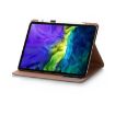 Retro Book Style Leather Tablet Case for iPad Pro 13 2024 - Coffee - 5