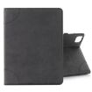 Retro Book Style Leather Tablet Case for iPad Pro 13 2024 - Black - 1