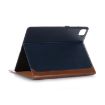 iPad Pro 13 2024 Blue Leather Book Style Tablet Case - 6