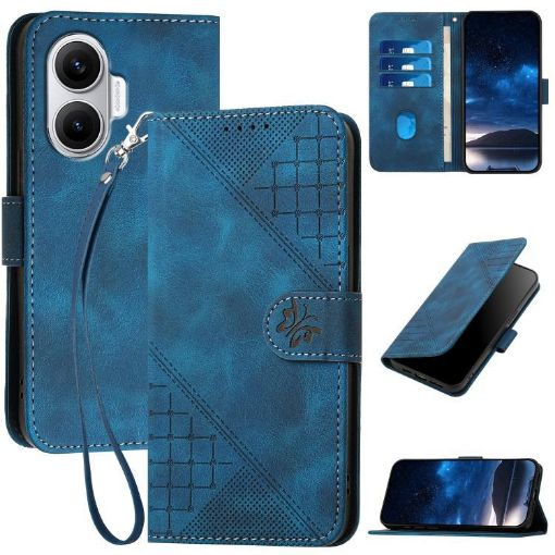 Redmi Turbo 4 Pro/Poco F7 YX0080 Butterfly Leather Case Dark Blue - 1