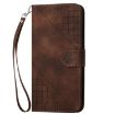 Xiaomi 14 Ultra YX0080 Leather Phone Case with Lanyard - Coffee - 2