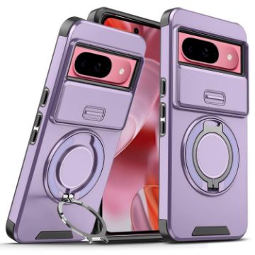 Google Pixel 10/10 Pro Purple Camshield Ring Holder Case - 1