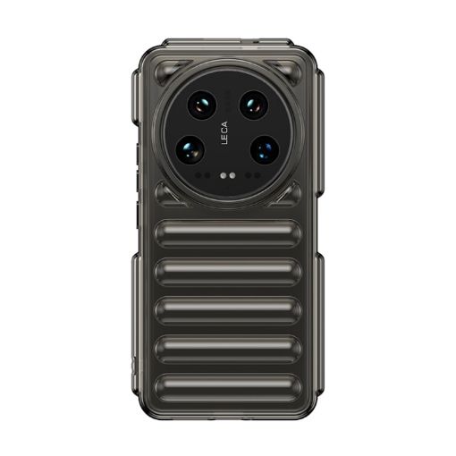 Xiaomi 14 Ultra Capsule Series TPU Phone Case - Transparent Grey - 1