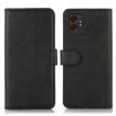 Samsung Galaxy XCover7 Pro Black Cow Texture Flip Leather Case - 1