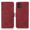 Samsung Galaxy XCover7 Pro Red Matte Leather Phone Case by KHAZNEH - 1