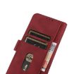 Samsung Galaxy XCover7 Pro Red Matte Leather Phone Case by KHAZNEH - 6