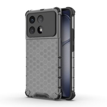 Redmi K70 Ultra 5G Global Honeycomb Shockproof Phone Case Black - 1