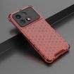 Red Honeycomb Shockproof Phone Case for Redmi K70 Ultra 5G Global - 2