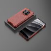 Redmi Note 14 Pro+ 5G Shockproof Honeycomb Phone Case - Red - 3