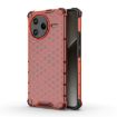 Red Honeycomb Shockproof Phone Case for Redmi K80 Pro/POCO F7 Ultra - 1
