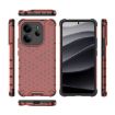 Red Honeycomb Shockproof Phone Case for Redmi Note 14 4G 163.25mm - 3