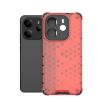 Red Honeycomb Shockproof Phone Case for Redmi Note 14 4G 163.25mm - 4