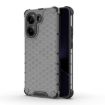 Redmi Turbo 4 5G Honeycomb Shockproof Phone Case - Black - 1