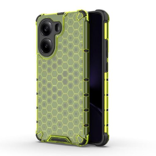 Redmi Turbo 4 5G Honeycomb Shockproof Case - Green - 1