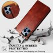 Samsung Galaxy A07 4G Brown Leather Phone Case - Oil Wax Crazy Horse Texture - 8
