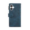 Samsung Galaxy A07 4G Retro Frosted RFID Flip Leather Case Dark Green - 3