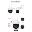 ESCAM QF518 5MP WiFi IP Camera, AI Detection, Night Vision, EU Plug, White - 5