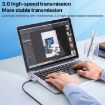 USB 3.0 A Male to USB-B Printer Cable, 2m Data Transmission Adapter - 9