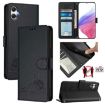Samsung Galaxy A07 4G Cat Rat Embossed RFID Leather Case with Lanyard - 1