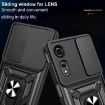ZTE nubia Neo 2 Gold Phone Case with Sliding Camera Cover TPU+PC - 5