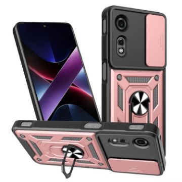 ZTE nubia Neo 2 Phone Case Rose Gold - Sliding Camera Cover TPU+PC - 1