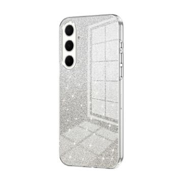 Samsung Galaxy A56 Gradient Glitter Electroplated Transparent Case - 1
