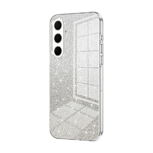 Samsung Galaxy A56 Gradient Glitter Electroplated Transparent Case - 1