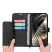 Redmi Turbo 4 Pro/Poco F7 Embossed Flowers Wallet Leather Case Black - 3