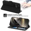 Redmi Turbo 4 Pro/Poco F7 Embossed Flowers Wallet Leather Case Black - 4