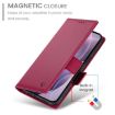 Redmi K80/K80 Pro Wine Red Magnetic Leather Phone Case - Frosted Finish - 6