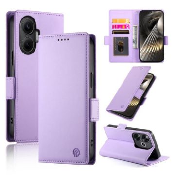 Redmi Turbo 4 Pro/Poco F7 Magnetic Frosted Leather Case - Purple - 1