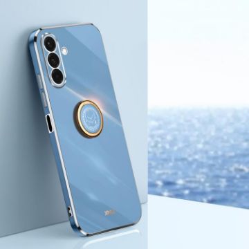 Samsung Galaxy A26 5G XINLI 6D Electroplate TPU Case with Ring Holder - 1