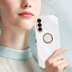 Samsung Galaxy A26 5G XINLI 6D Electroplate TPU Case with Ring Holder - 3