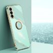 Samsung Galaxy A36 5G Mint Green 6D TPU Case with Ring Holder - 1