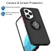For Honor 400 Global 156.5mm Q Shadow 1 TPU + PC Phone Case Black+Red - 2