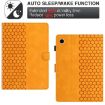 Samsung Galaxy Tab A8 10.5 2021 X205 Yellow Honeycomb Leather Case - 3