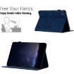 Samsung Galaxy Tab A8 10.5 2021 X205 Blue Honeycomb Leather Case - 4