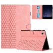 Samsung Galaxy Tab A8 10.5 2021 X205 Pink Honeycomb Leather Case - 1