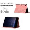 Samsung Galaxy Tab A8 10.5 2021 X205 Pink Honeycomb Leather Case - 4