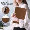 Samsung Galaxy Tab A7 2020 T500 Honeycomb Leather Case Brown - 7