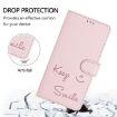TCL 605/60 SE Pink RFID Leather Phone Case - Smile Embossing - 5